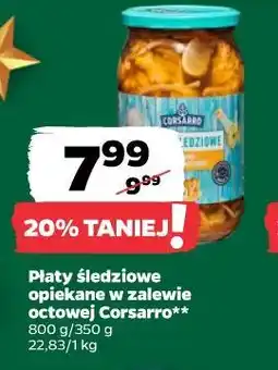 Netto Płaty śledziowe opiekane w zalewie octowej Corsarro oferta