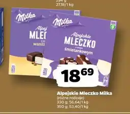 Netto Alpejskie Mleczko Milka oferta