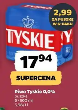 Netto Piwo Tyskie 0,0% oferta