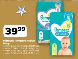 Netto Pieluchy Pampers Active baby oferta