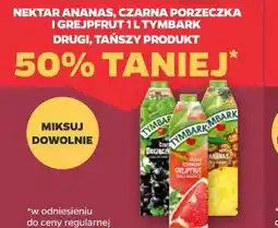 Netto Nektar ananas, czarna porzeczka i grejpfrut 1l Tymbark oferta