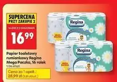 Biedronka Papier toaletowy rumiankowy Regina oferta