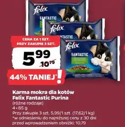 Netto Karma mokra dla kotów Felix Fantastic Purina oferta