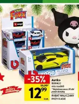 Intermarche Auto model street fire Bburago oferta