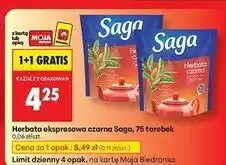 Biedronka Herbata ekspresowa Saga oferta