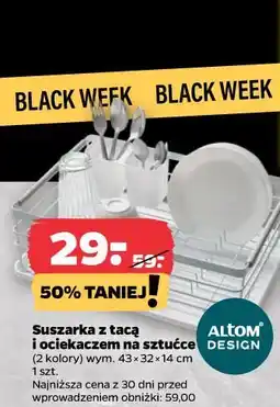 Netto Suszarka z tacką i ociekaczem na sztućce oferta