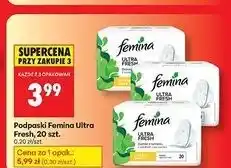 Biedronka Podpaski delicate Femina Ultra oferta