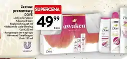 Intermarche Zestaw w kosmetyczce awaken balsam do ciała 250 ml + żel pod prysznic 225 dezodorant 150 Dove oferta
