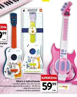 Intermarche Gitara z mikrofonem Malplay oferta