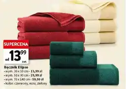 Intermarche Ręcznik elipse 70 x 140 cm oliwka Zwoltex oferta
