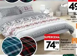 Intermarche Pościel flanelowa 160 x 200 cm Faro oferta