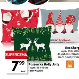 Intermarche Poszewka holly jolly 45 x cm Faro oferta