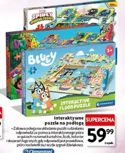 Intermarche Puzzle interaktywne na podłogę spidey Clementoni oferta