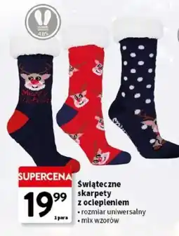 Intermarche Skarpety świąteczne oferta