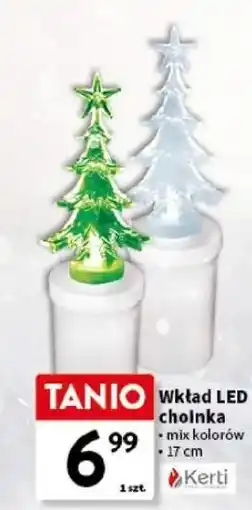 Intermarche Wkład led choinka zielona Kerti oferta