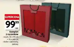 Intermarche Komplet ręczników 50 x 90 cm + 70 140 oferta