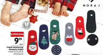 Intermarche Stopki świąteczne ciepłe 38-41 Moraj oferta