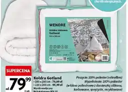 Intermarche Kołdra gotland 220 x 200 cm Wendre oferta