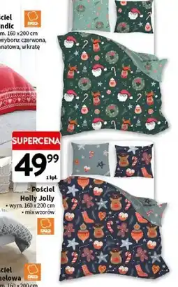 Intermarche Komplet pościeli holly jolly 160 x 200 cm Faro oferta