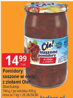E.Leclerc Pomidory suszone w oleju z ziołami Ole! oferta
