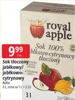 E.Leclerc Sok jabłko-cytryna Royal Apple oferta