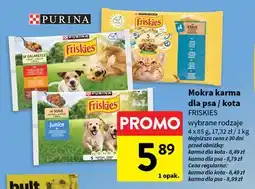 Intermarche Karma dla psa junior z kurczakiem i marchewką w sosie Friskies Vitafit oferta