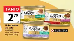 Intermarche Karma dla kota z jagnięciną i zieloną fasolą Purina Gourmet Gold oferta