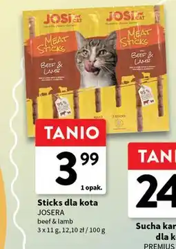 Intermarche Sticks dla kota wołowina i jagnięcina Josi Cat oferta