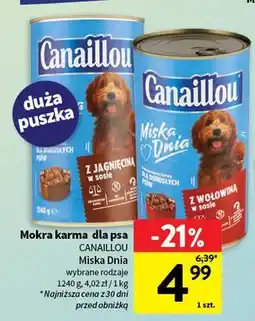 Intermarche Pokarm dla psa z wołowiną Canaillou oferta