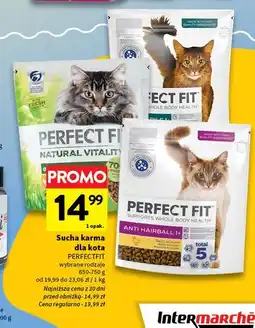 Intermarche Karma dla kota sterile 1+ wołowina Perfect Fit oferta