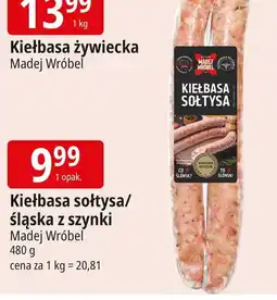 E.Leclerc Kiełbasa śląska z szynki Madej & Wróbel oferta