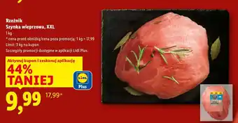 Lidl Szynka wieprzowa, XXL Rzeźnik oferta