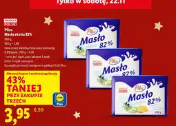 Lidl Masło ekstra 82% Pilos oferta