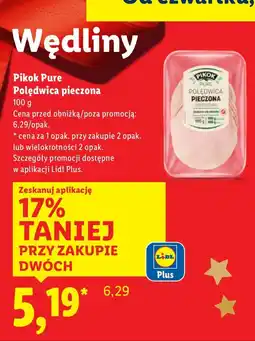 Lidl Pikok Pure Polędwica pieczona oferta