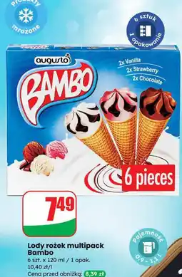 Dino Lody rożek multipack 6 szt. Bambo oferta