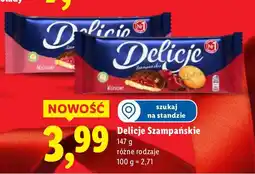 Lidl Ciastka Szampańskie Delicje oferta