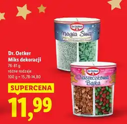 Lidl Miks dekoracji Dr. Oetker oferta