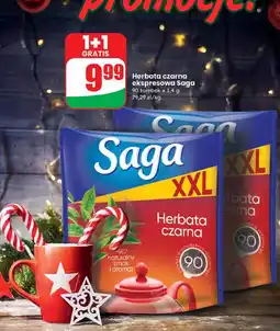 Dino Herbata czarna ekspresowa Saga 1+1 gratis oferta