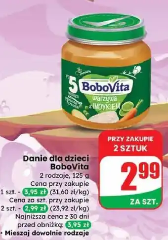 Danie dla dzieci BoboVita 2 rodzaje