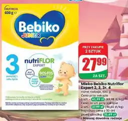 Dino Mleko Bebiko Nutriflor Expert 2, 3, 3r, 4 różne rodzaje oferta