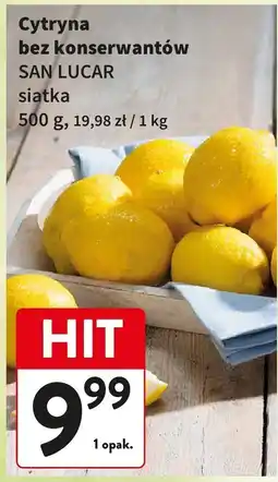 Intermarche Cytryna bez konserwantów San Lucar oferta