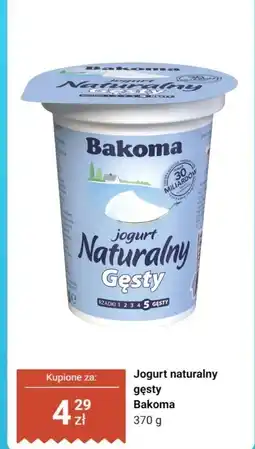 Dino Jogurt naturalny gęsty Bakoma oferta