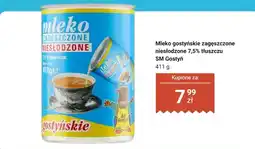 Dino Mleko gostyńskie zagęszczone niesłodzone 7,5% tłuszczu SM Gostyń oferta