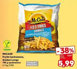 Kaufland Frytki karbowane Golden Longs 1,2,3 Fries Crinkle McCain oferta