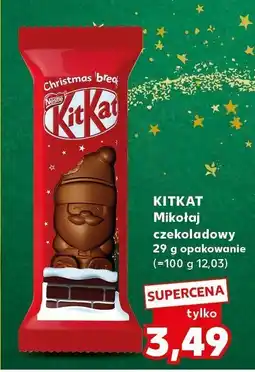 Kaufland Mikołaj czekoladowy KitKat oferta