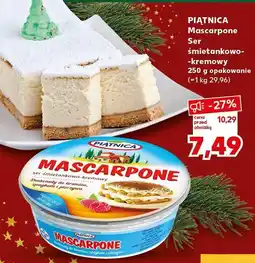 Kaufland Ser śmietankowo-kremowy Mascarpone 250 g Piątnica oferta