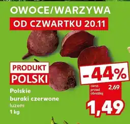 Kaufland Buraki czerwone luzem Kaufland oferta