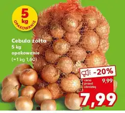 Kaufland Cebula żółta 5 kg Kaufland oferta