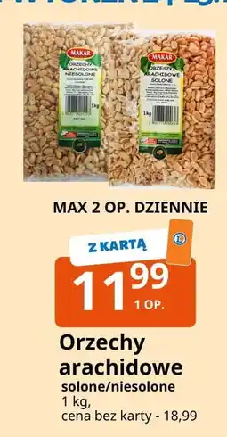 E.Leclerc Orzechy arachidowe bez soli Makar oferta