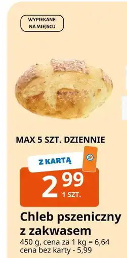 E.Leclerc Chleb pszeniczny z zakwasem oferta